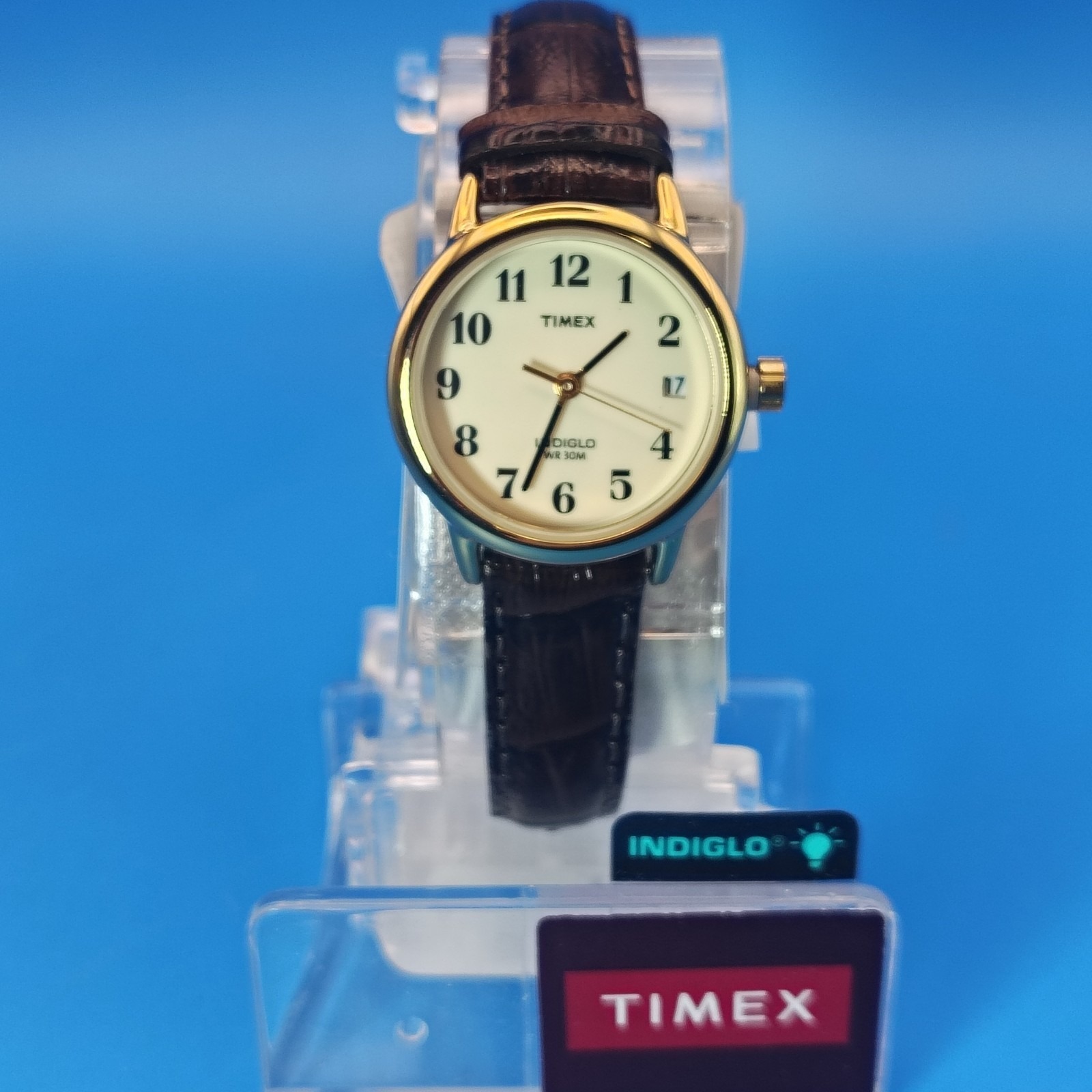 New! Vintage 2011 Timex Easy Reader Indiglo 25mm Women's Quartz Watch Nos W/Box